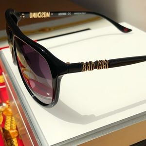 Moschino ‘Bad Girl’ MO768S01 Black Gold Sunglasses